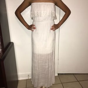 White maxi dress!